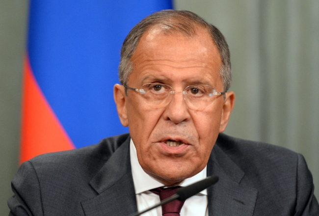 Krievijas ārlietu ministrs Sergejs Lavrovs. Foto: AFP/LETA