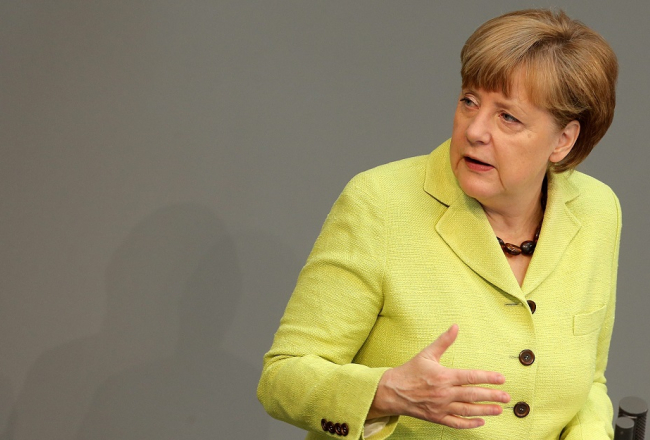 Vācijas kanclere Angela Merkele. Foto: EPA/LETA