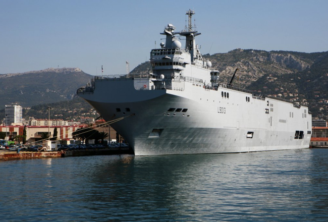 Karakuģis ''Mistral''. Ilustratīvs foto no wikipedia.org.