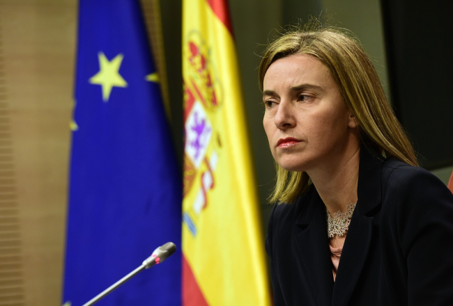 Federika Mogerīni. Foto: AFP/LETA