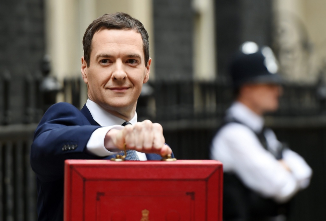 Lielbritānijas finanšu ministrs Džordžs Osborns. Foto: EPA/LETA