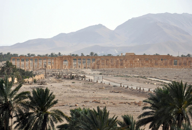 Senās Palmīras drupas. Foto: AFP/LETA