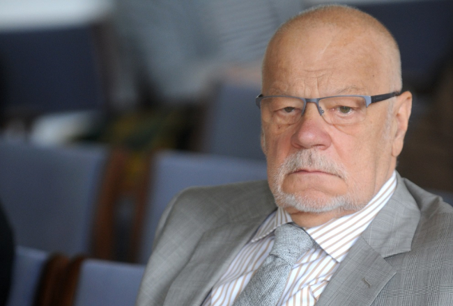 Dzejnieks Jānis Peters. Foto: Ieva Lūka, LETA
