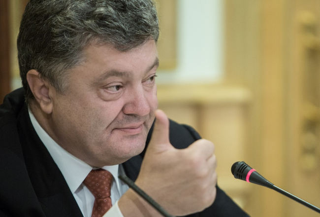 Ukrainas prezidents Petro Porošenko. Foto: ITAR-TASS/LETA
