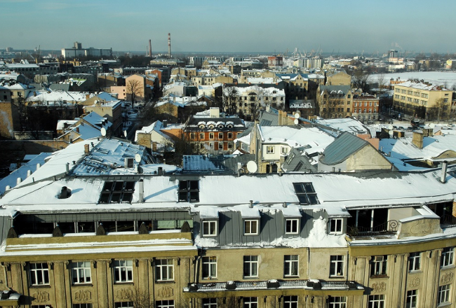 Rīgas nami. Foto: Gints Ivuškāns, F64