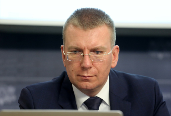 Ārlietu ministrs Edgars Rinkēvičs. Foto: Evija Trifanova