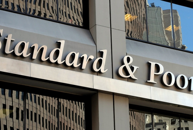 Standard & Poor's logo. Foto: AFP/LETA