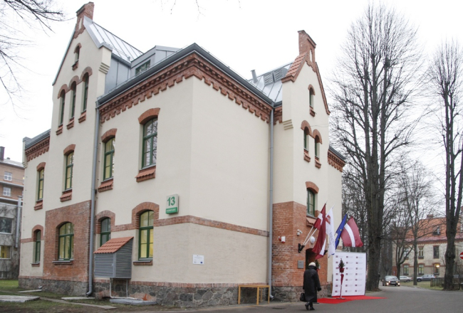 Stradiņa slimnīcas kompleksa ēka. Foto: Mārtiņš Zilgalvis, F64