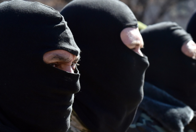 Ukrainas karavīri. Foto: AFP/LETA