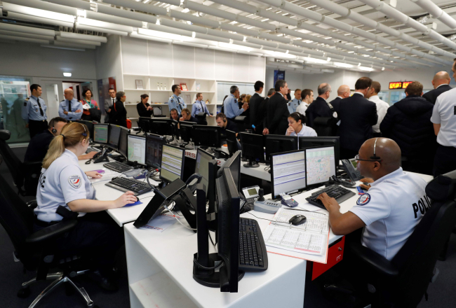Francijas policija. Foto: Francois Guillot, AFP/LETA