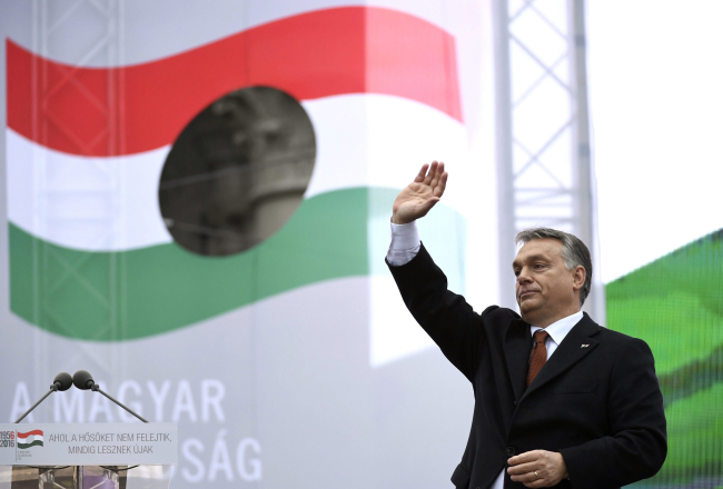 Ungārijas premjers Viktors Orbāns. Foto: SZILARD KOSZTICSAK, TT NYHETSBYRÅN