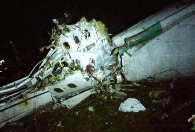 Aviokatastrofas vieta. Attēls: cnn.com