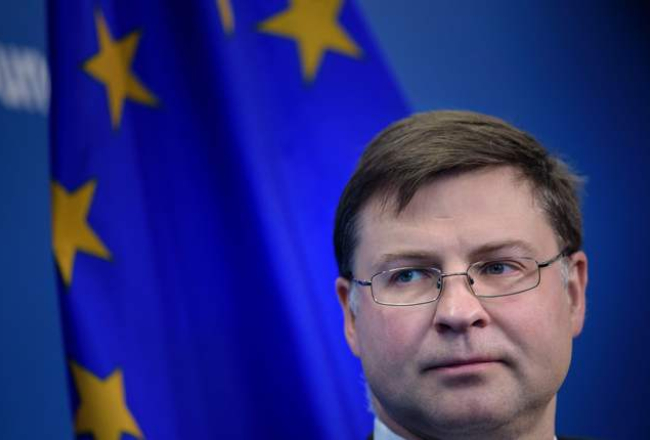Valdis Dombrovskis. Foto: AFP-LETA
