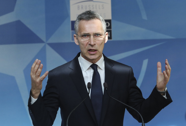 NATO ģenerālsekretārs Jenss Stoltenbergs. Foto: ARMANDO BABANI, EPA/LETA