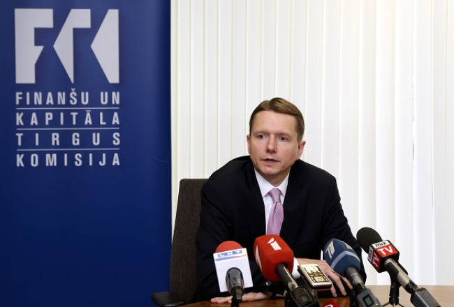 FKTK priekšsēdētājs Pēters Putniņš. Foto: Evija Trifanova, LETA