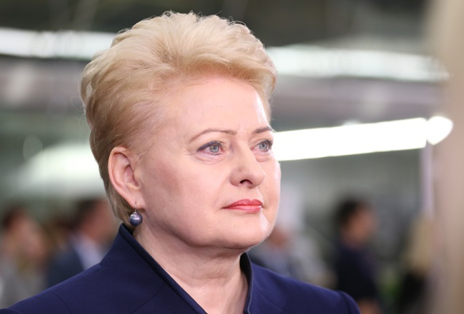 Lietuvas prezidente Daļa Grībauskaite. Foto: Evija Trifanova, LETA