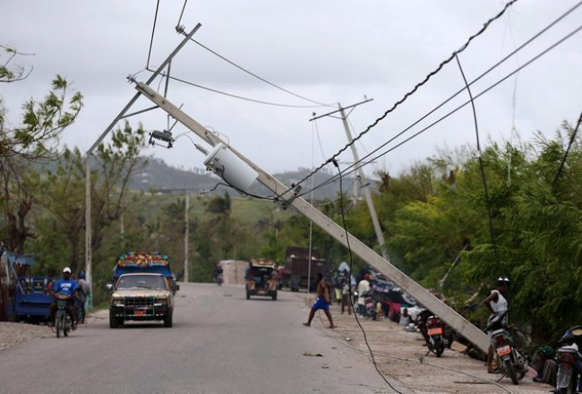 Viesuļvētras ''Metjū'' postījumi Haiti. Foto: EPA-LETA