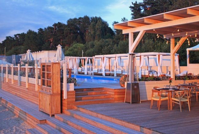 Kafe ''Legend Beach''. Foto: legend.lv