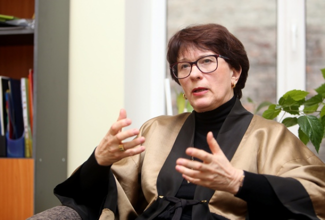 Sandra Kalniete. Foto: Evija Trifanova, LETA