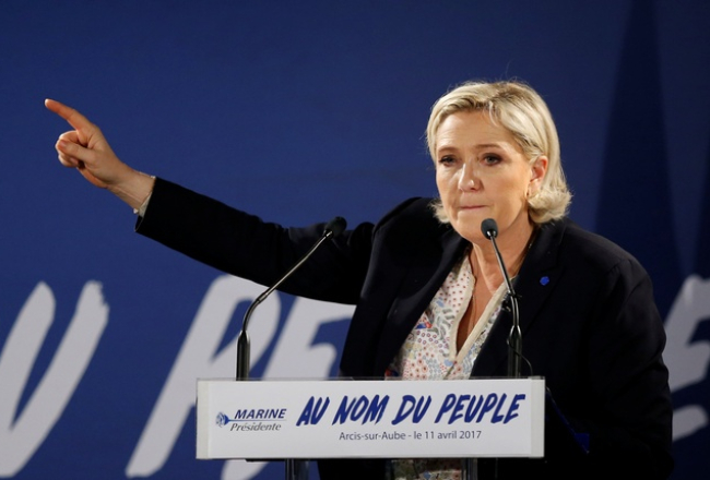 Marine Lepēna. Foto: Reuters-LETA
