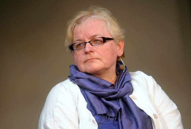 Kritiķe Edīte Tišheizere. Foto: Ieva Lūka, LETA.
