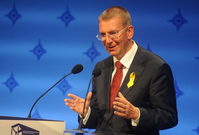Latvijas ārlietu ministrs Edgars Rinkēvičs. Foto: Edijs Pālēns, LETA