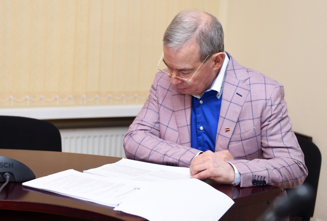 Ventspils mērs Aivars Lembergs. Foto: Ieva Lūka, LETA