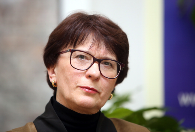Eiropas parlamenta deputāte Sandra Kalniete. Foto: Evija Trifanova, LETA
