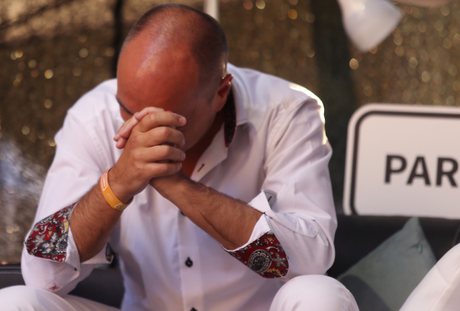 Deputāts Imants Parādnieks sarunu festivālā "Lampa". Foto: Evija Trifanova, LETA