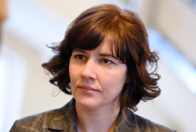 Finanšu ministre Dana Reizniece–Ozola. Foto: Ieva Makare, LETA.
