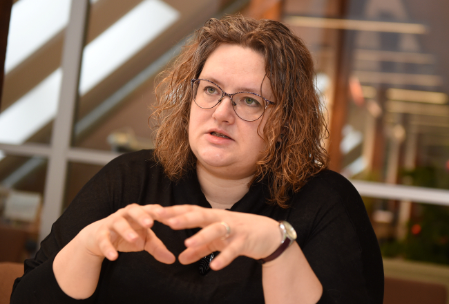 Valsts kultūrkapitāla fonda padomes priekšsēdētāja Sigita Kušnere. Foto:Ieva Makare, LETA.
