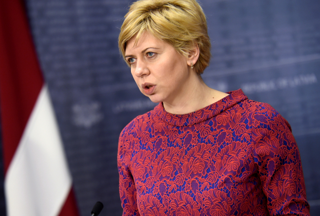 Veselības ministre Anda Čakša (ZZS). Foto: Sintija Zandersone, LETA.