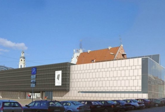 Okupācijas muzeja pārbūves vizualizācija.
