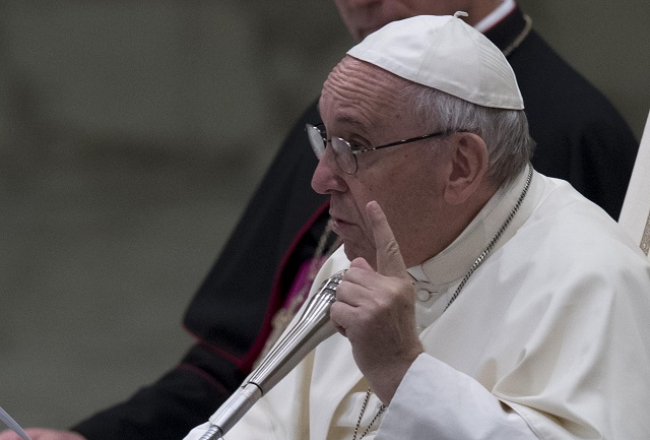 Pāvests Francisks. Foto: EPA/LETA