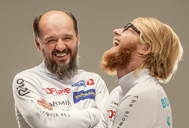 Gints Barkovskis un Kārlis Bardelis.