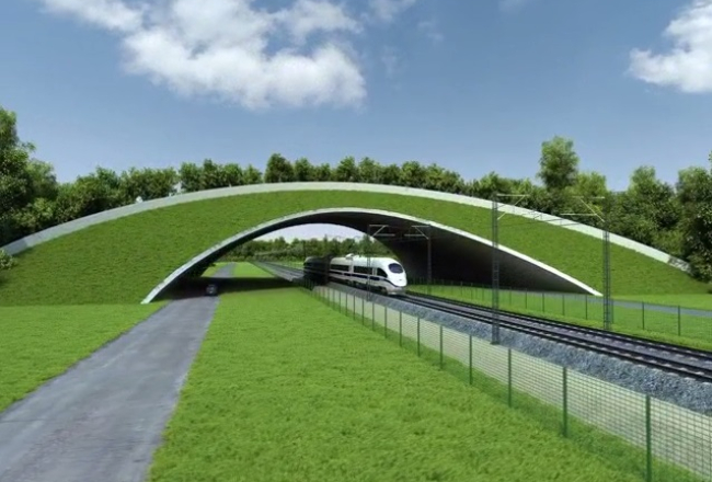 Ilustrācija no "Rail Baltica" prezentācijas valdībā.