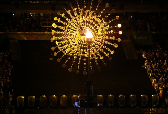 Paralimpisko spēļu uguns iedegšana. Foto: LETA-Reuters