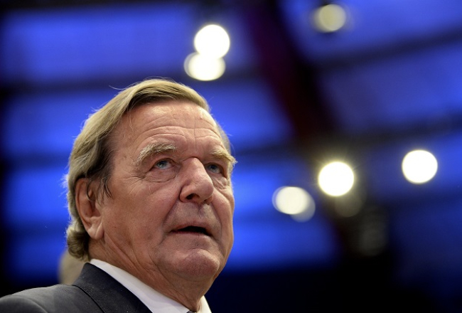 Gerhards Šrēders. Foto: EPA/LETA