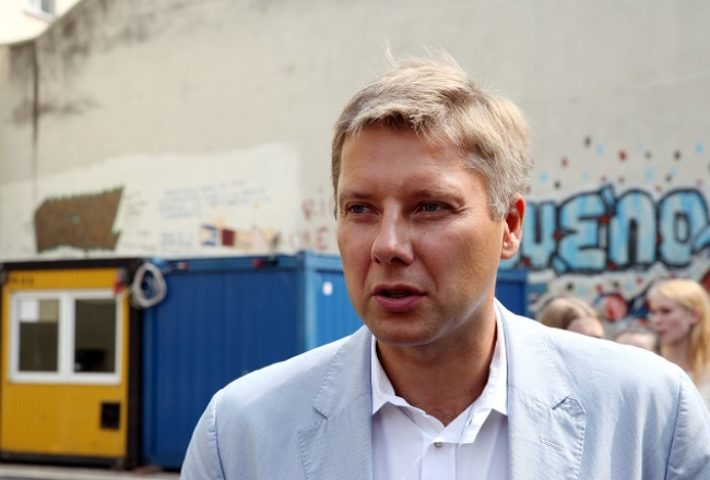 Nils Ušakovs. Foto: Ieva Čīka, LETA