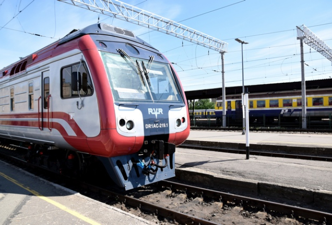 Pasažieri izmantos sešus modernizētus vilcienus. Foto: Austra Helēna Žaggere, LETA