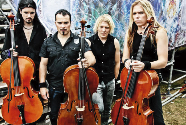 ROKGRUPA APOCALYPTICA AR ORĶESTRI ARĒNĀ RĪGA.