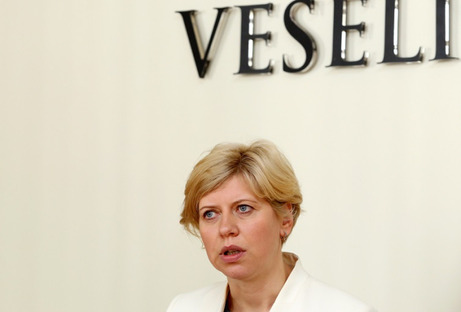 Veselības ministre Anda Čakša. Foto: Evija Trifanova, LETA