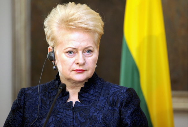 Lietuvas prezidente Daļa Grībauskaite. Foto: Ieva Čīka, LETA