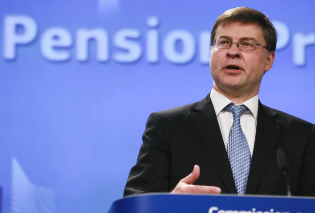 Valdis Dombrovskis. Foto: EPA/LETA