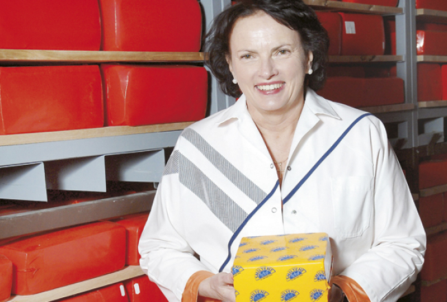 Smiltenes piens valdes priekšsēdētāja Gita Mūrniece: «Mūs glābušas trakas idejas.» Foto — Gints Ivuškāns, F64