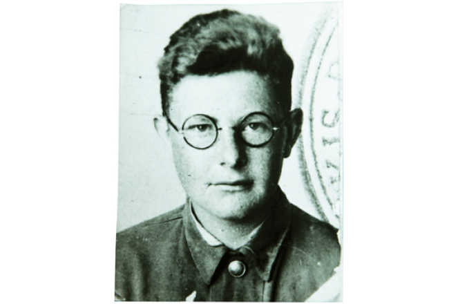 Marģera Vestermaņa pirmā fotogrāfija, 1945.gada pavasarī iznākot no meža.