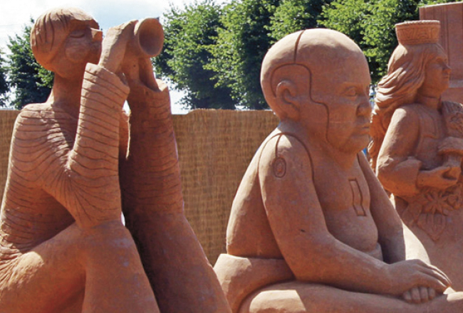 Pasākums. Smilšu skulptūru parks