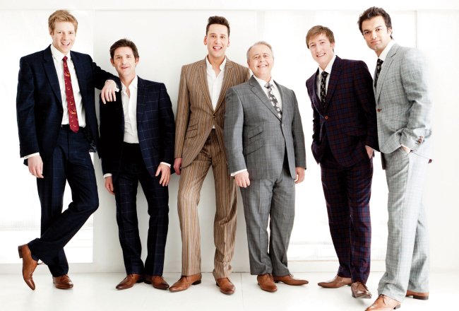 Britu a cappella ansamblis The King’s Singers.