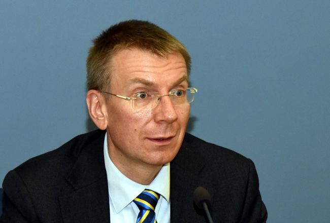 Latvijas ārlietu ministrs Edgars Rinkēvičs. Foto: Zane Bitere, LETA