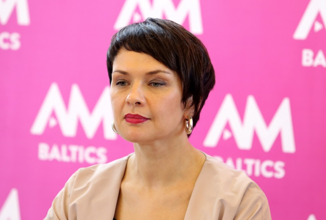 "All Media Baltics" vadītāja Latvijā Baiba Zuzēna. Foto: Edijs Pālens, LETA